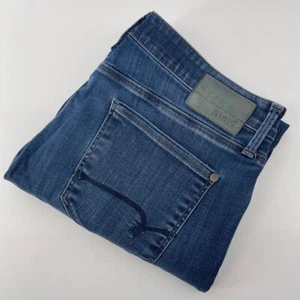 Mavi Women's Zach Straight Leg Mid Rise Dark Wash Jeans Size 35 - Picture 1 of 7