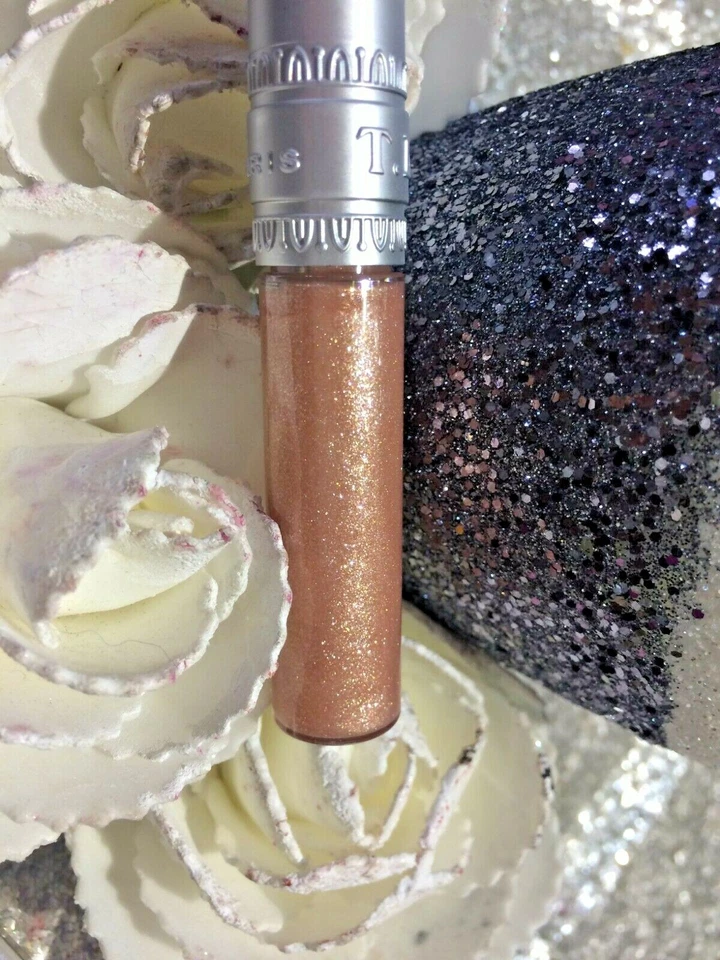 T LECLERC Brillante Labios 12 Rosa Pétalo Incrustado De Brillantina Valor 17€ - Imagen 1 de 1