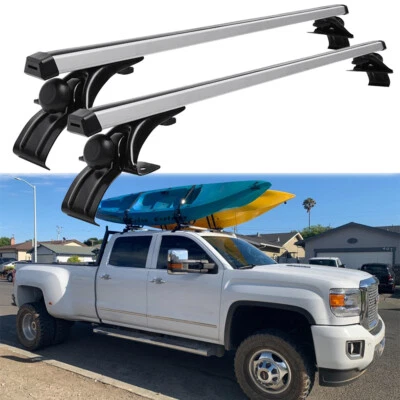 48" Roof Rack Cross Bar Aluminum Cargo Carrier Luggage For Chevrolet Silverado - Image 1 of 4