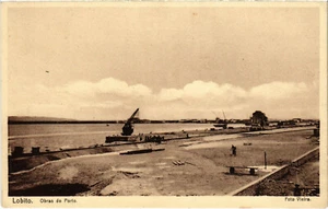 PC CPA ANGOLA / PORTUGAL, LOBITO, OBRAS DO PORTO, alte Postkarte (b21646) - Bild 1 von 2