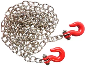 Apex RC Products 1/10 RC Rock Crawler 33" Scale Metal Chain W/ Hooks #4050 - Picture 1 of 5