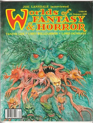 WORLDS OF FANTASY AND HORROR MAGAZINE # 3 WEIRD TALES 1996 JOE LANSDALE MILLER Foto 1 de 2