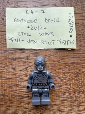 Lego minifigure RA-7 Protocol Droid sw0573 - 2014 - read description - Image 1 of 3