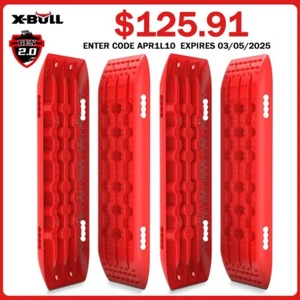 X-BULL Recovery Tracks Boards Sand Track Mud tracks Snow 10T 4PCS 4WD 4X4 tracks - Picture 1 of 12