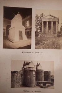 Photo Print 5 Albumine On Cardboard 1880 Pau France Cardboard 14.57X10.24In - Picture 1 of 2
