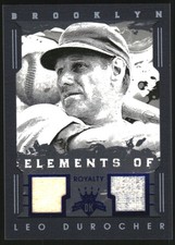 2016 Diamond Kings Elements of Royalty Materials Framed Blue #LD Leo Durocher/15