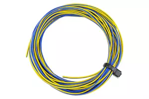 DCC Concepts DCW-32YBT Wire Decoder Stranded 6m (32g) Twin Yellow/Blue - Picture 1 of 2