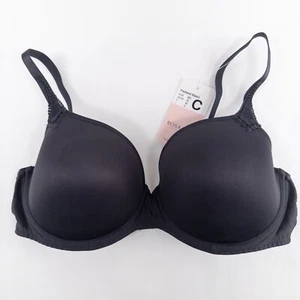 Sujetador Rosa Faia 36C Negro Acolchado Básico Con Aros Estilo 5439 Nuevo Con Etiqueta - Imagen 1 de 8