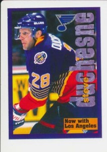 1998-99 Panini Stickers #158 STEVE DUCHESNE - St. Louis Blues