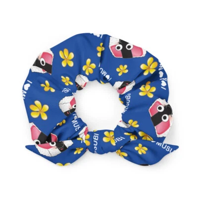 I Love Musubi - Hair Scrunchie, Hair Accessories, Hair Tie, Food, Sushi, Spam - Image 1 of 2