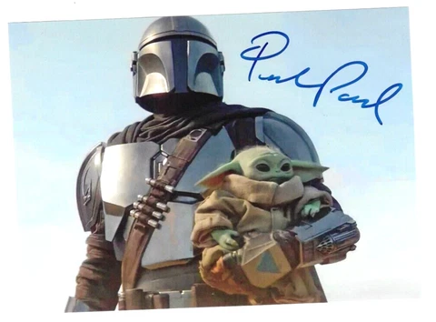 PEDRO PASCAL Hand-Signed 7x5" Autograph (STAR WARS: Mandalorian) w/COA Cover