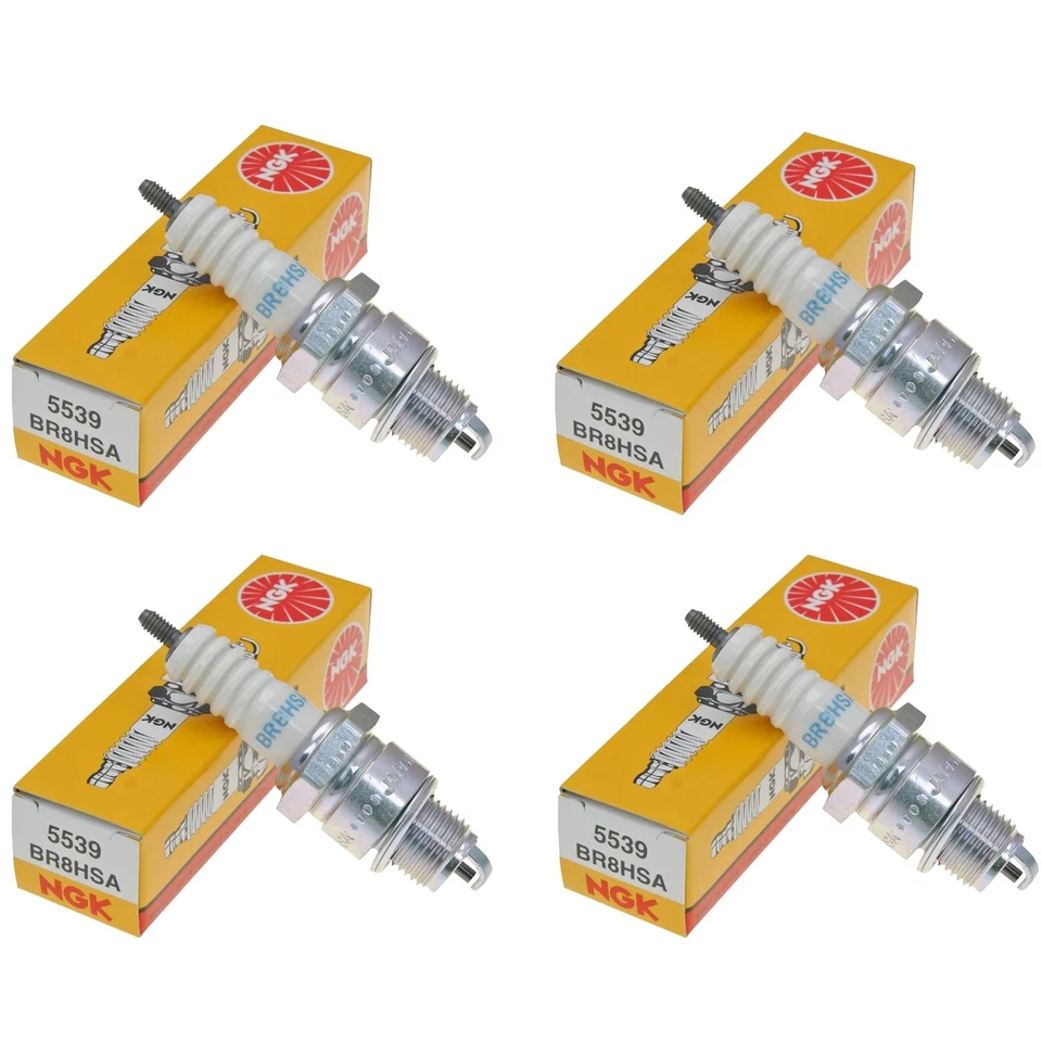 Paquete de 4 bujías NGK BR8HSA para Hyosung SF 50 B Racing 2006-2010 Foto 1 de 1