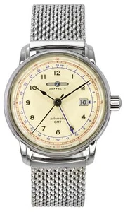 Zeppelin LZ 126 Beige Dial Automatic Casual Men's Watch 7668M5 - Picture 1 of 3