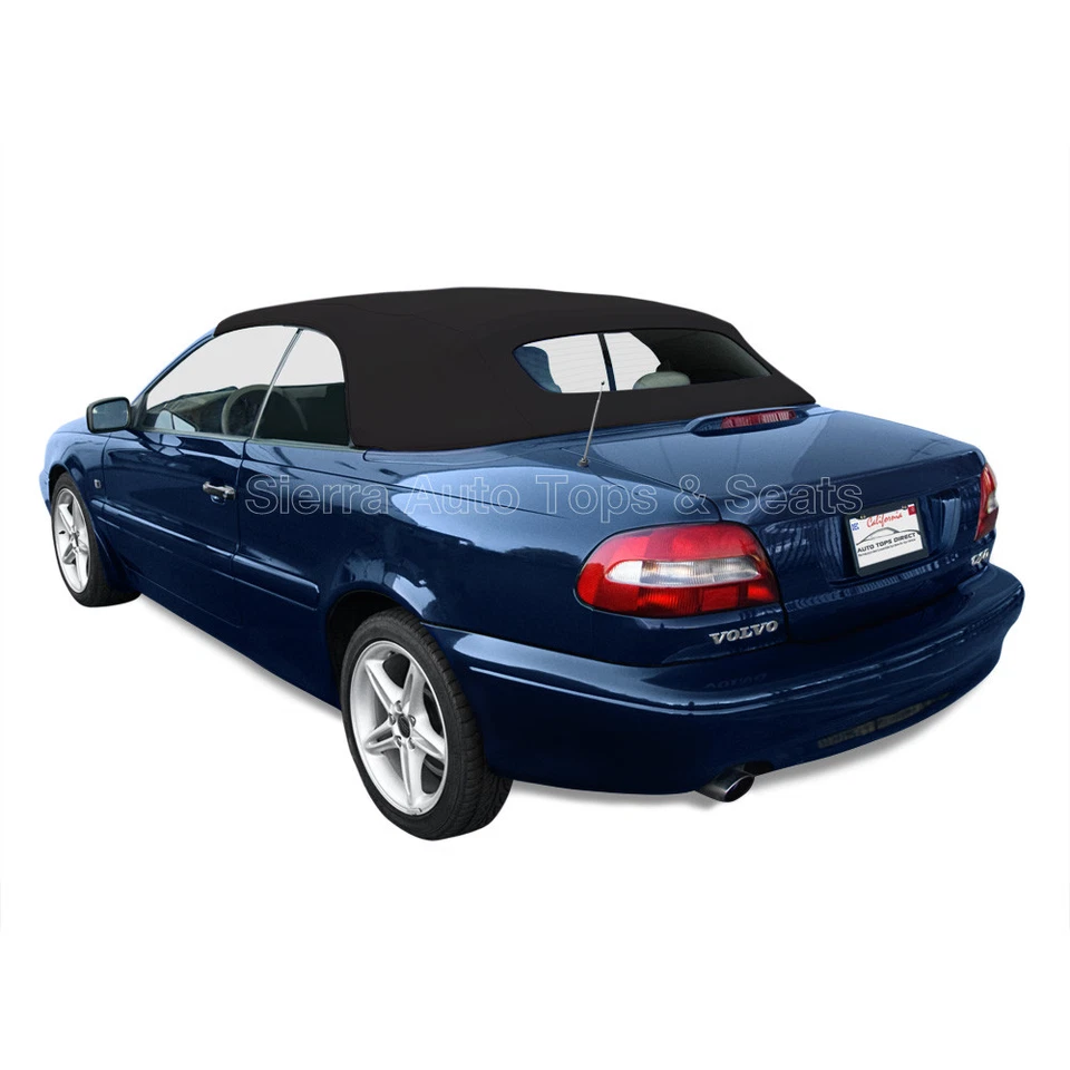 Tapa convertible Volvo C70 para 1999-2006, negro alemán A5, ventana de cristal Foto 1 de 4