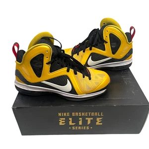Nike Lebron 9 P.S. Elite Taxi Sneakers Mens Size 9 Yellow Basketball 516958-700 - Picture 1 of 14