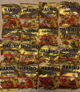 Menge 12 HARIBO Goldbären Gummibonbons 4 Unzen Beutel ~ verschiedene Fruchtaromen - Bild 1 von 3