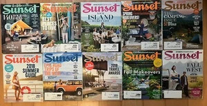 Sunset Magazine western living design Lot Of 10 2018 - Picture 1 of 3