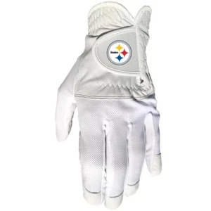 Pittsburgh Steelers Mesh Leder Golfhandschuh Linkshand für Rechtshänder Golfer - Bild 1 von 1