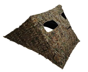 LAID BACK Ground Hide STUBBLE Camo Leafy Pop Up Quick Set Decoying Photography - Picture 1 of 5