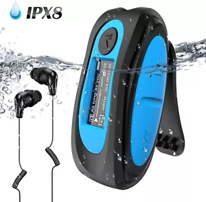 AGPTEK IPX8 wasserdichter MP 3-Player zum Surfen Schwimmen Wassersport - UK - Bild 1 von 6