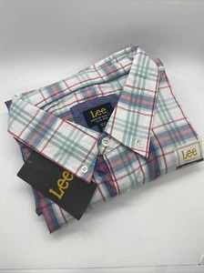 Lee Men’s Button Down Long Sleeve Brady Dress Shirt-Big/Tall- 2XL, Elijah White - Picture 1 of 5
