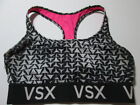 Victoria Secret Sport Bra Size S Black Wireless Unlined Racerback Pullover