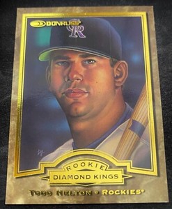 Todd Helton 1998 Donruss Rookie Diamond Kings #ed 900/10,000 Near MINT. 