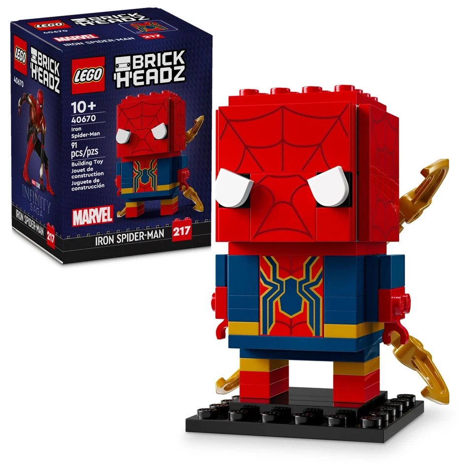LEGO BRICKHEADZ: Iron Spider-Man (40670)