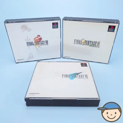PS1 Final Fantasy 7 8 9 VII VIII IX FF Square Japanese PlayStation NTSC-J - Image 1 of 4