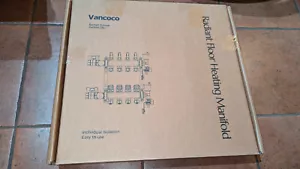 4 Branch Radiant Floor Heating Manifold Stainless Steel For Hydronic PEX 1/2" US - Picture 1 of 6