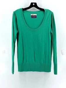 Old Navy Mujer Tejido Verde Mangas Largas Suéter Arcilla Escote Escote Escote Talla M - Imagen 1 de 10