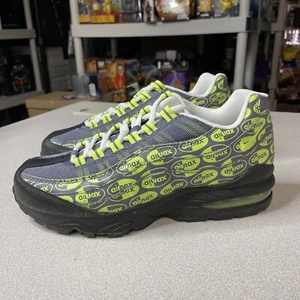 Nike Air Max 95 SE (GS) Größe Jugend 6,5 Damen 8 Turnschuhe grau schwarz Volt neu ohne Etikett - Bild 1 von 6