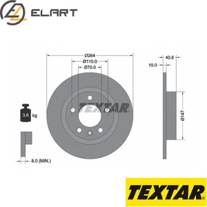 2x BRAKE DISC 92186403 FOR OPEL CORSA/Hatchback/Van ADAM B16LER/16LES 1.6L 4cyl - Picture 1 of 8
