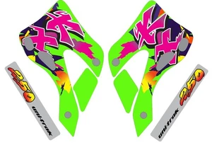 Shroud Graphics for 1999-2002 Kawasaki KX250 KX 250 Decals - Bild 1 von 1