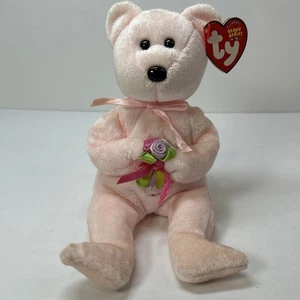 Ty Beanie Baby Dear Hallmark exklusiver rosa Bär Stofftier Spielzeug - Bild 1 von 9