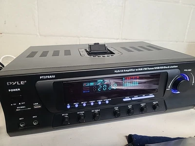 Pyle Home 300W Digital Stereo Receiver System - AM/FM Qtz. Tuner, USB/SD Card... - Image 1 of 4