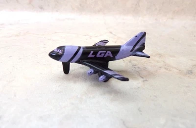 VTG Micro Machines Airplane Galoob Black Purple LGA 1987 - Image 1 of 4