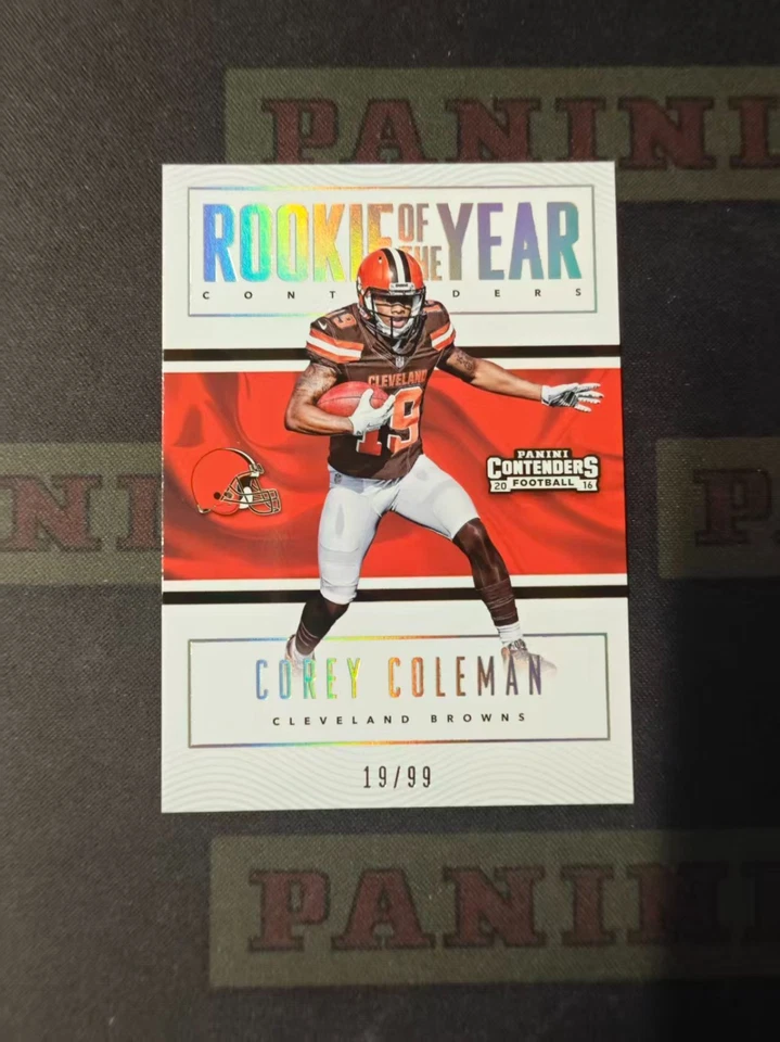 2016 Panini Contenders Football Rookie of the Year Silver Corey Coleman /99 - Image 1 of 1