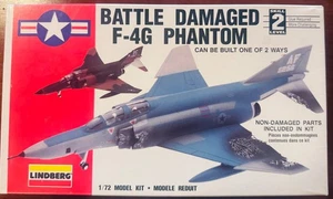 Lindberg Damaged F-4G Phantom 1:72 Model Kit 70962 Parts Sealed Us Seller - Picture 1 of 9