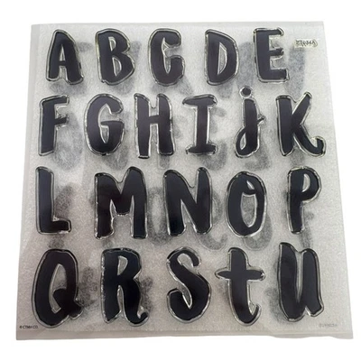 Juego de estampillas acrílicas CTMH My Acrylix marcador alfabeto letras números hashtag E1034 Foto 1 de 4