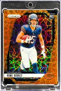 Rome Odunze [Rookie Orange Lazer] #385 2024 Panini Prizm RC - Bild 1 von 2
