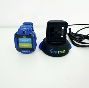 TickTalk 4 Débloqué 4G LTE Enfant Smart Watch Téléphone avec GPS Tracker Bleu - Photo 1 sur 8