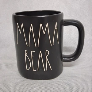 Rae Dunn MAMA BEAR Coffee Mug Black - Picture 1 of 6