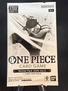 One Piece TCG Winner Pack 2025 Volume 3 Sealed English - Picture 1 of 2