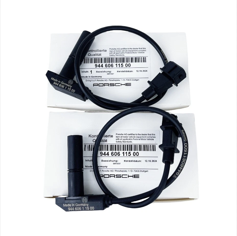 2PC Crankshaft Position Reference Mark Crank Speed Sensor For Porsche 924 944 Foto 1 de 4