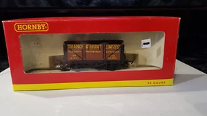 (Lot 128 05)-Hornby OO Gauge  R206 7 plank open wagon Chance & Hunt - Picture 1 of 1