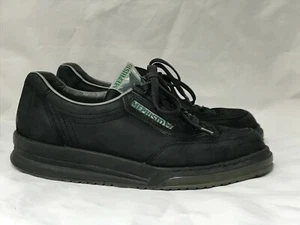 Mephisto Runoff Black Leather Walking Shoes Women's US 8 UK 5.5 Anti Gravity - Picture 1 of 8