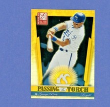 2002 Donruss Elite Passing the Torch #4 George Brett/Carlos Beltran NM-MT 43/500