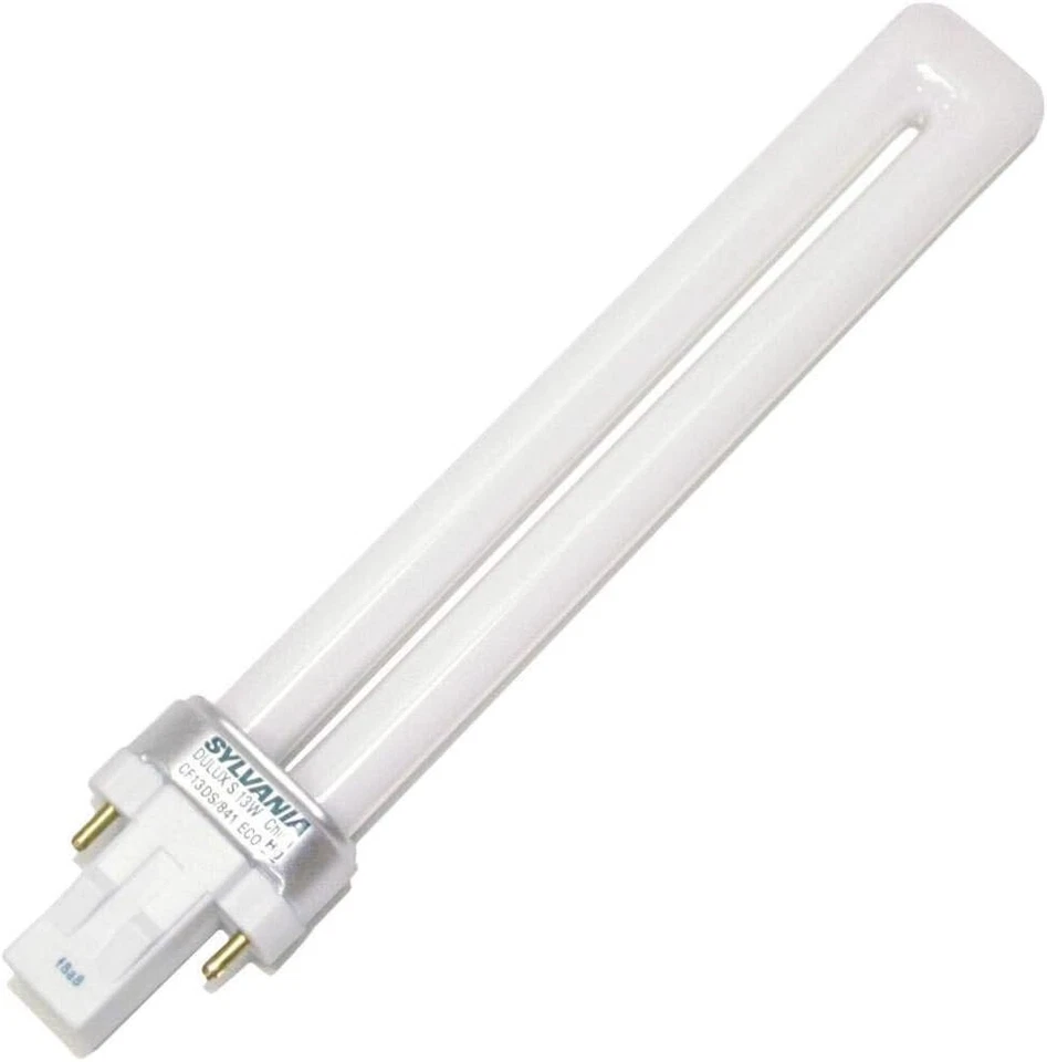 Sylvania 20306 CF13DS/841 GX23 Base 13w Compact Fluorescent Light Bulb 2 Pack - Image 1 of 1