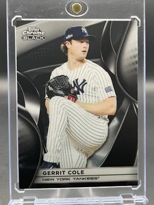 2025 Topps Chrome Black GERRIT COLE Cy Young Award Winner CARD #126 Yankees - Picture 1 of 5